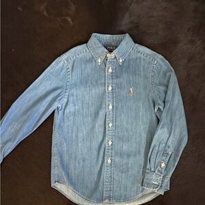 Polo by Ralph Lauren Light Blue Denim Casual Shirt